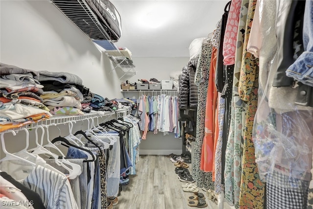 738 101st Ave N, Naples, FL 34108 - walk in closet with wood finished floors