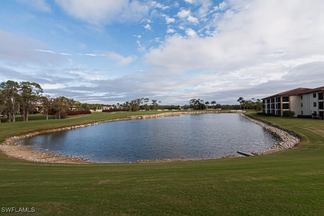 view of water feature