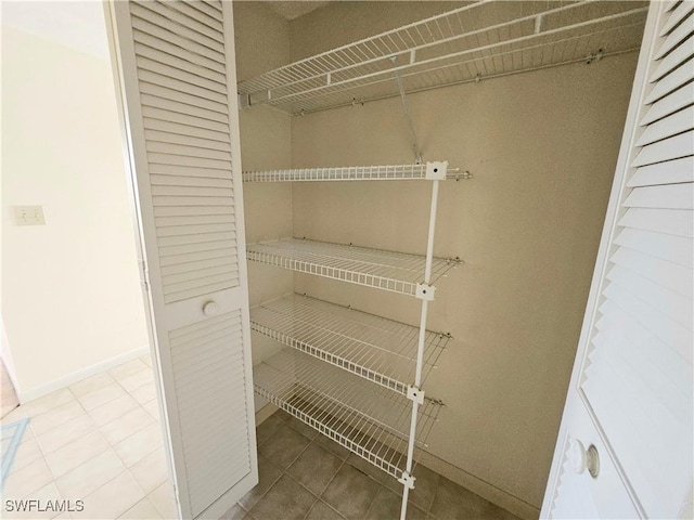 view of closet