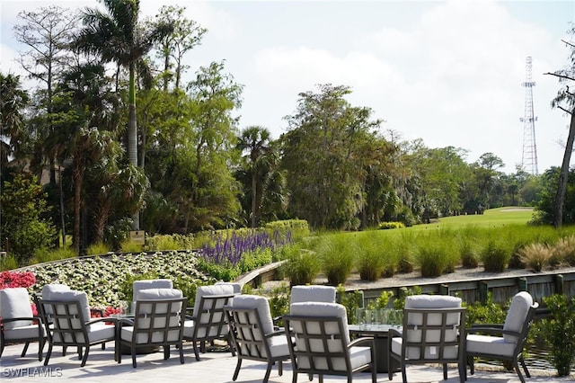 view of patio