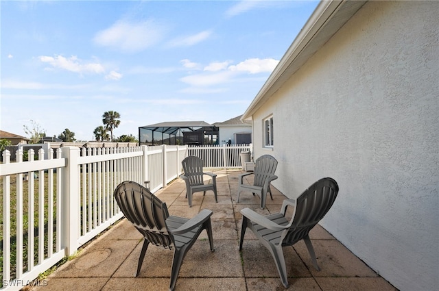 view of patio