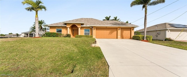 view of front of house featuring a front yard