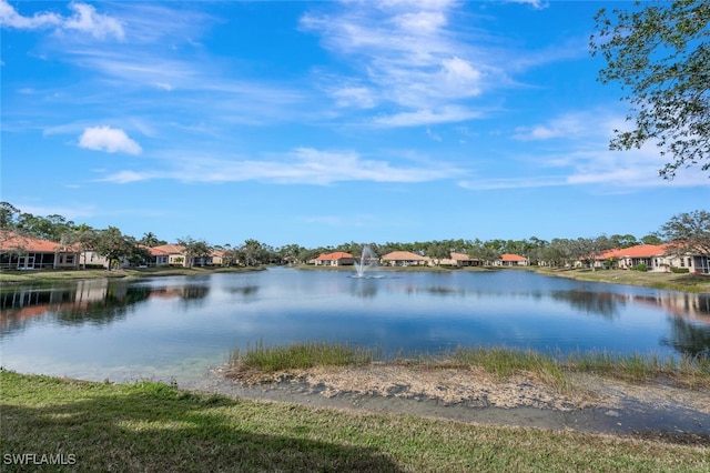 property view of water