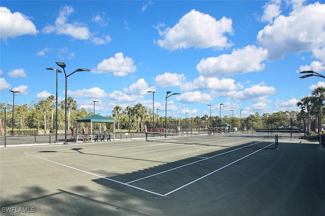 8580 Cedar Hammock Cir Unit 714, Naples, FL 34112 - view of tennis court with community basketball court
