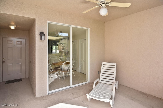 8580 Cedar Hammock Cir Unit 714, Naples, FL 34112 - view of patio with a ceiling fan