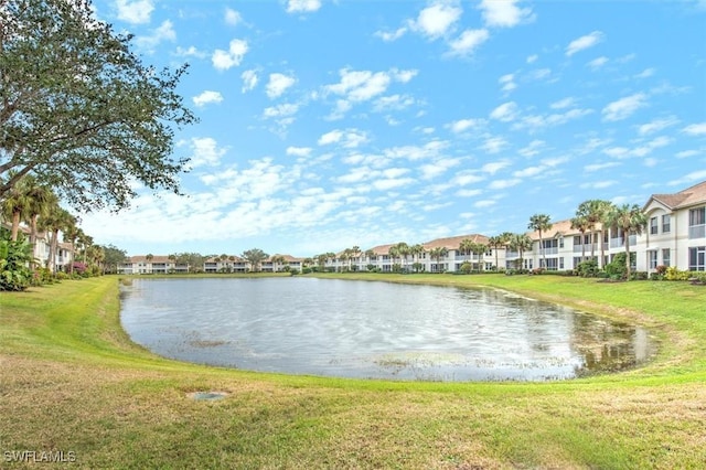 view of water feature