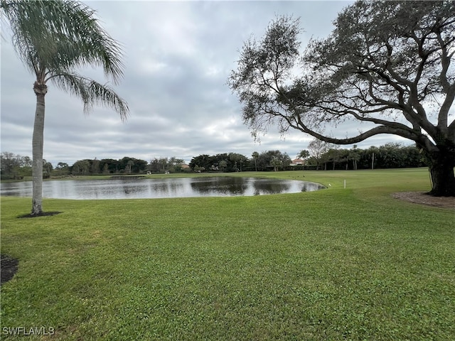 property view of water