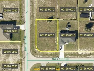 1725 NW 27th Ter, Cape Coral FL, 33993 land for sale