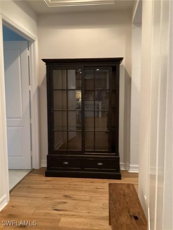 interior space featuring hardwood / wood-style flooring