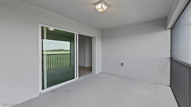 balcony featuring a patio