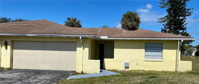 view of home's exterior featuring a garage