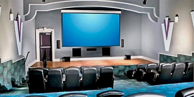 view of home theater