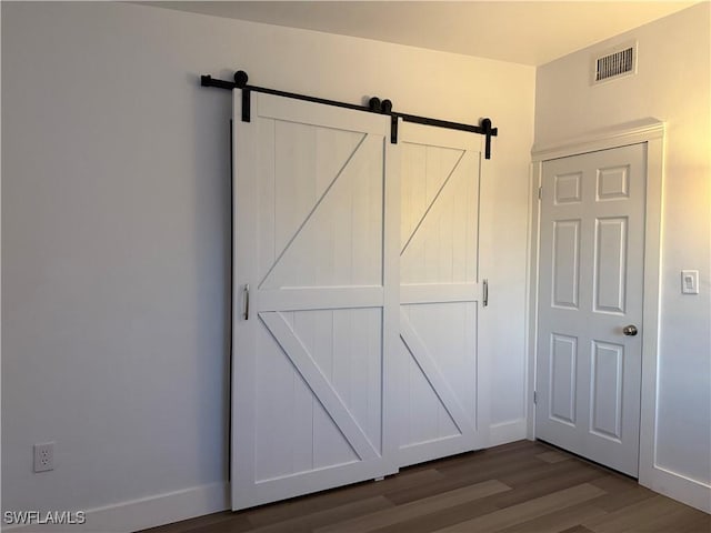 closet featuring visible vents