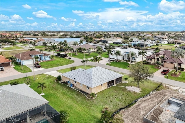 bird's eye view featuring a residential view