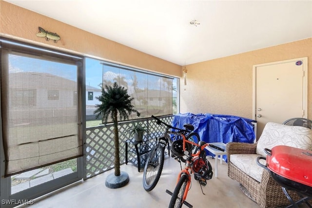 sunroom featuring a wealth of natural light