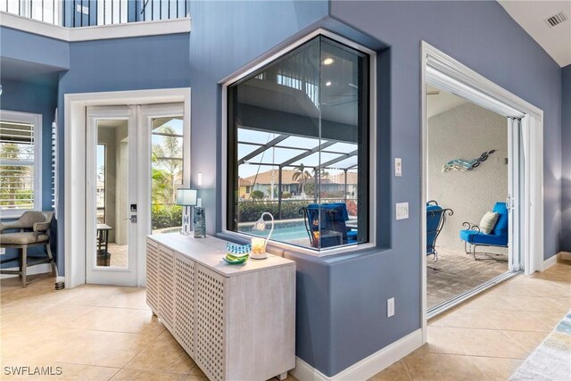 interior space featuring plenty of natural light