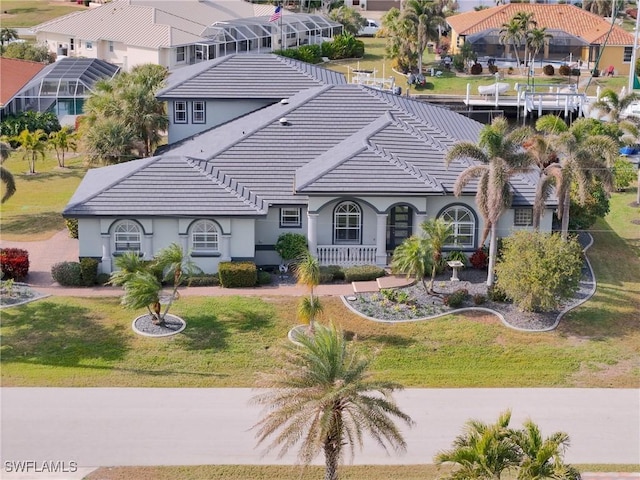 birds eye view of property featuring a residential view