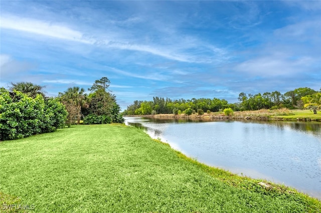 view of water feature