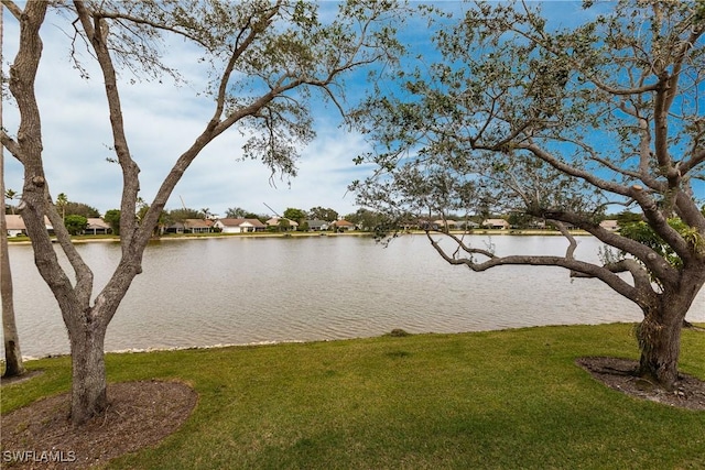 view of water feature