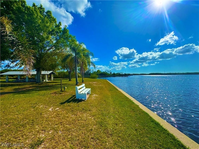 property view of water