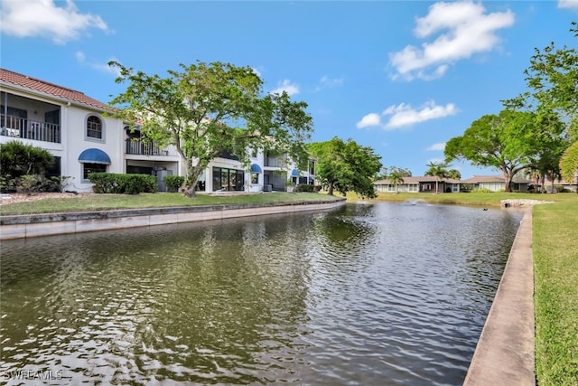 property view of water