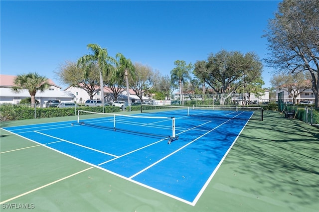 view of sport court with basketball court