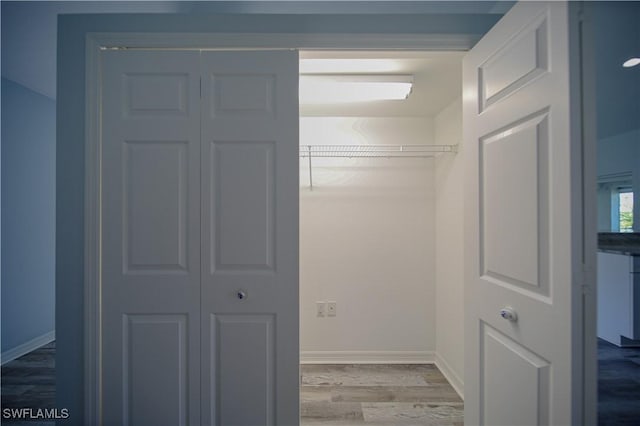 view of closet