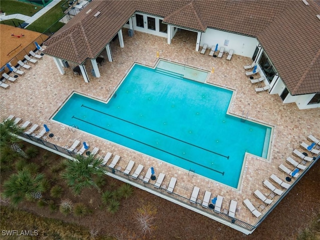 view of pool