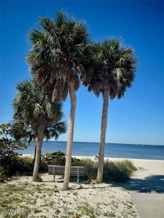 water view with a beach view