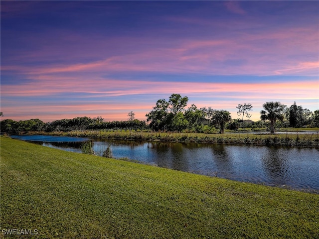 property view of water