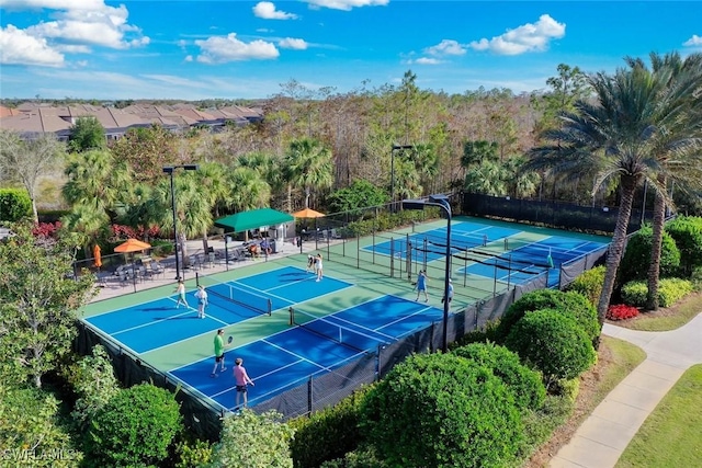 view of sport court