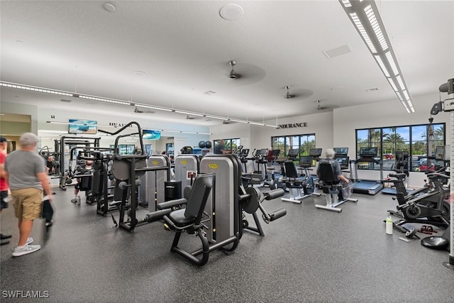 view of exercise room