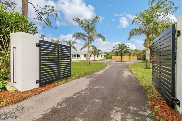 exterior space with fence