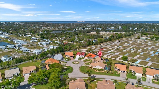 aerial view featuring a residential view