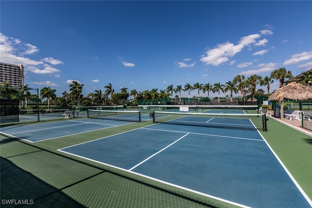 view of sport court