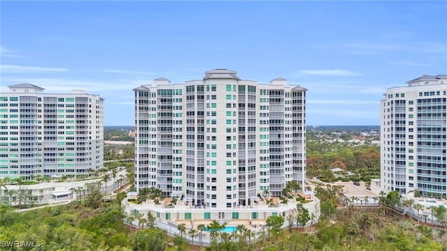 view of property with a view of city