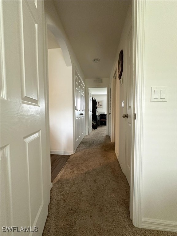 corridor with carpet