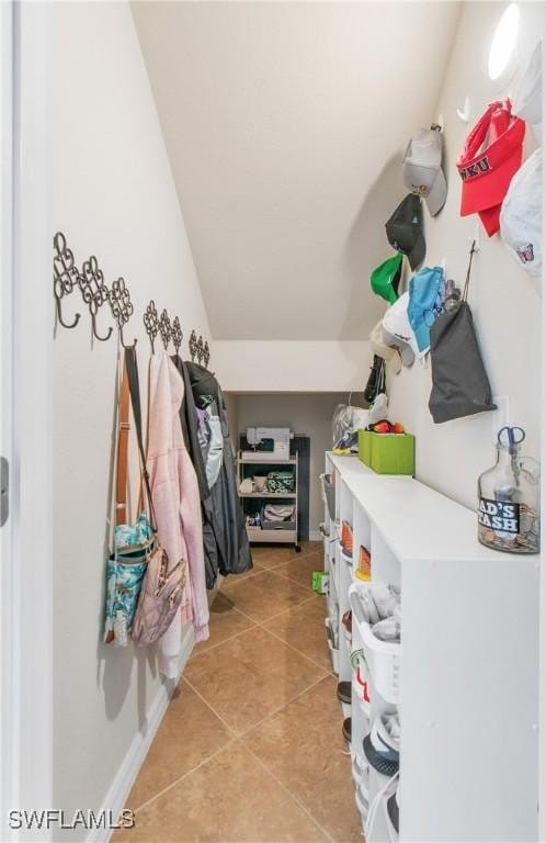 interior space featuring tile patterned floors