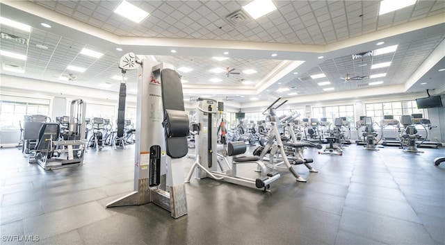 view of exercise room