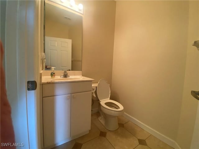 3054 Driftwood Way Unit 4508, Naples, FL 34109 - half bathroom featuring tile patterned floors and vanity