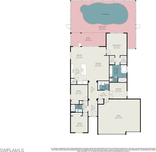3200 Magnolia Landing Ln, North Fort Myers, FL 33917 - view of floor plan / room layout