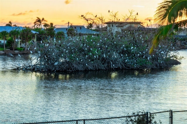 property view of water