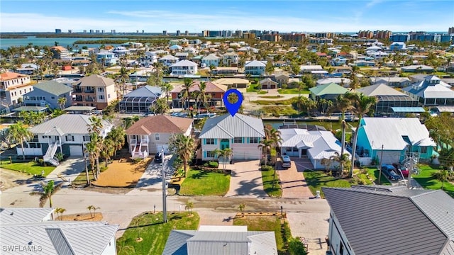 birds eye view of property featuring a residential view