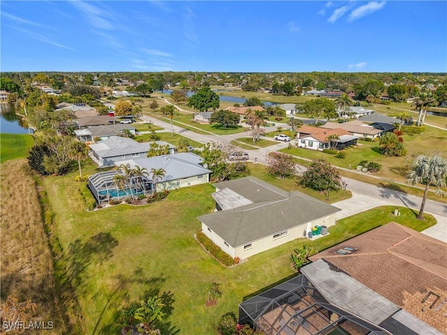 4348 Beechwood Lake Dr, Naples, FL 34112 - birds eye view of property featuring a water view