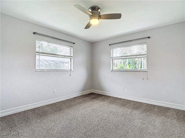 4348 Beechwood Lake Dr, Naples, FL 34112 - empty room with ceiling fan