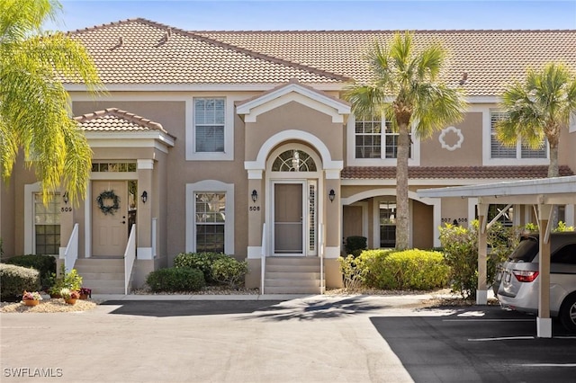 view of mediterranean / spanish-style home