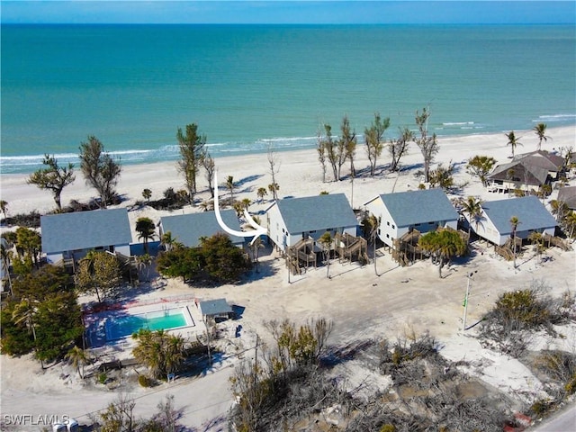 water view with a beach view