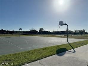 view of basketball court