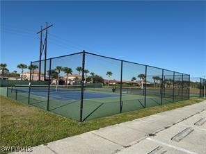 view of tennis court