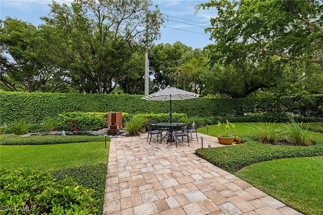 view of patio